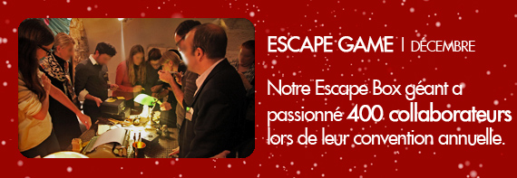 Escape Game 400 collaborateurs