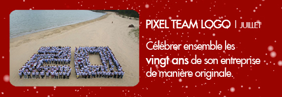 Pixel Team Logo 20ans