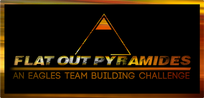 Team Building logo Flat Out Pyramides