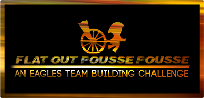 Team Building logo Flat Out Pousse Pousse